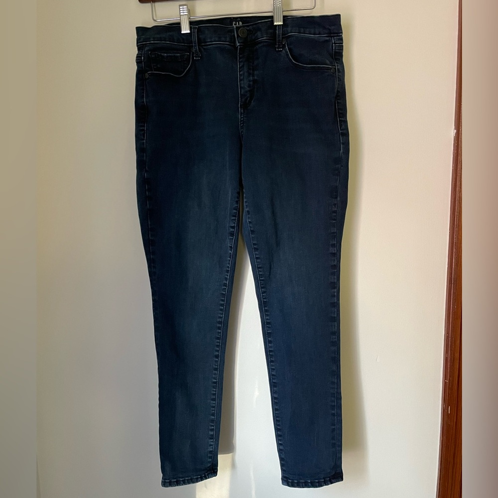 Dark Wash Gap True Skinny Jeans, Size 12 / 31R